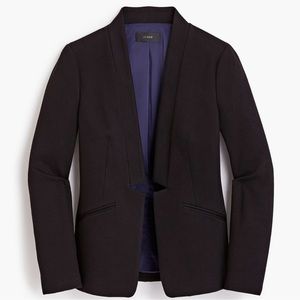 Jcrew Petite open blazer with cutouts black